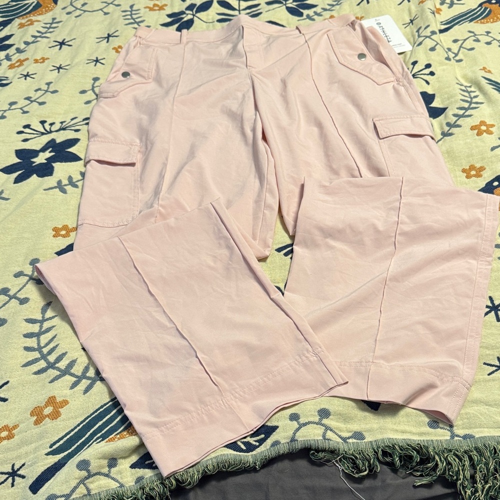 Athleta Vienna Cargo Pants - Blush Pink
